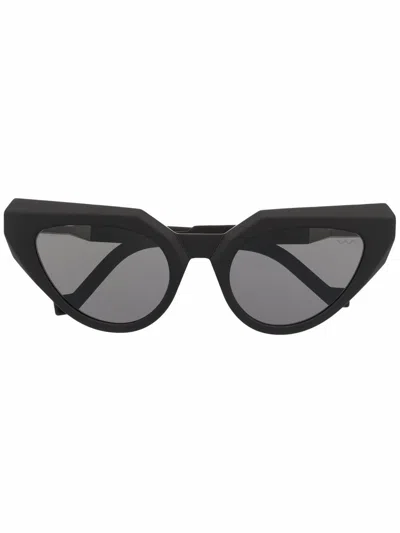 Vava Eyewear Cat-eye Frame Sunglasses In Black