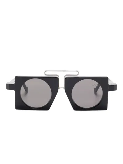 Vava Eyewear Geometric-frame Sunglasses In Black