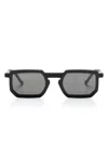 Vava Eyewear Rectangle-frame Sunglasses In 黑色