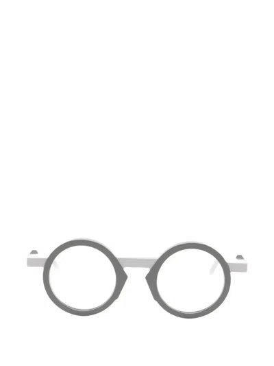 Vava Eyewear Round-frame Glasses In Gray