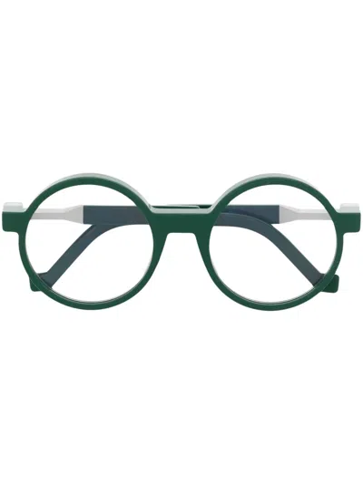 Vava Eyewear Round-frame Glasses In Green