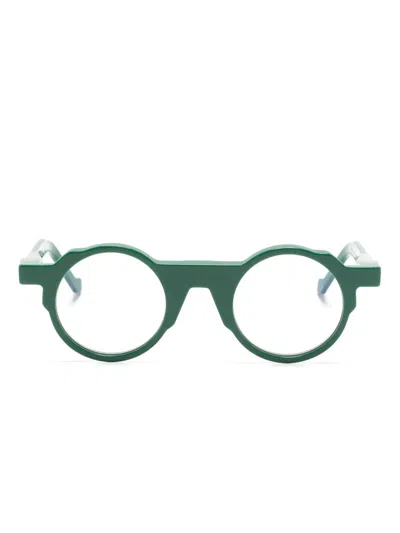 Vava Eyewear Brille Mit Rundem Gestell In Green