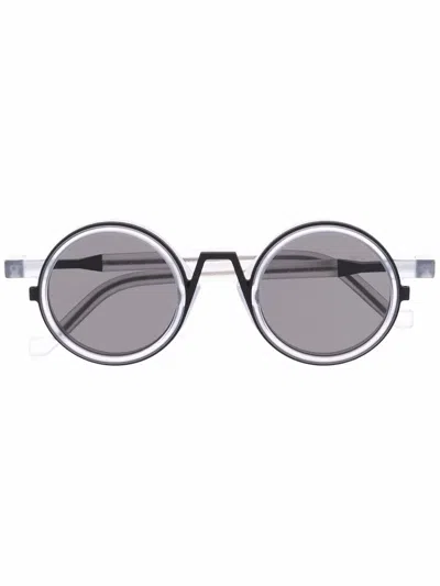 Vava Eyewear Round Frame Sunglasses In Weiss