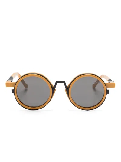 Vava Eyewear 圆框太阳眼镜 In Yellow