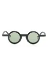 Vava Eyewear Round-frame Tinted-lenses Sunglasses In Black