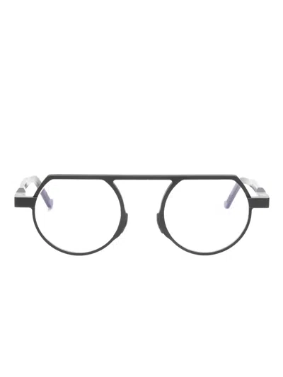 Vava Eyewear Round-shaped Glasses In Black