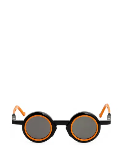 Vava Eyewear Round-frame Sunglasses In Black