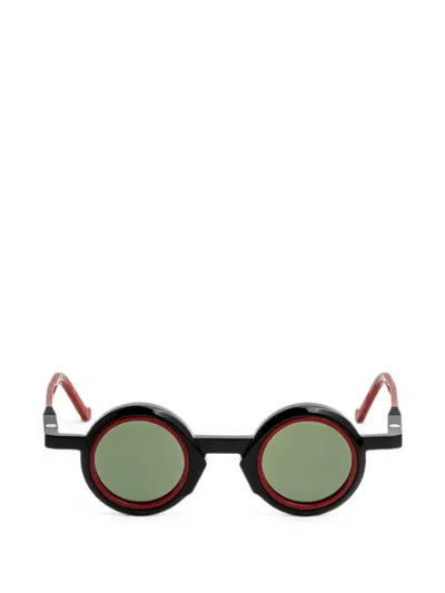 Vava Eyewear Round-frame Sunglasses In Black