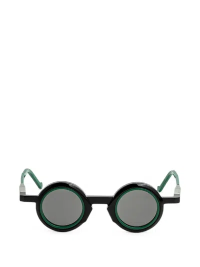 Vava Eyewear Round-frame Sunglasses In Black