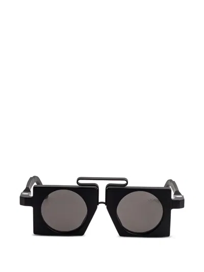 Vava Eyewear Square 几何形框太阳眼镜 In Black