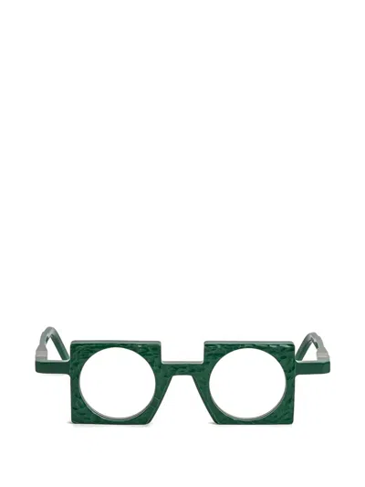 Vava Eyewear Square-frame Glasses In Green