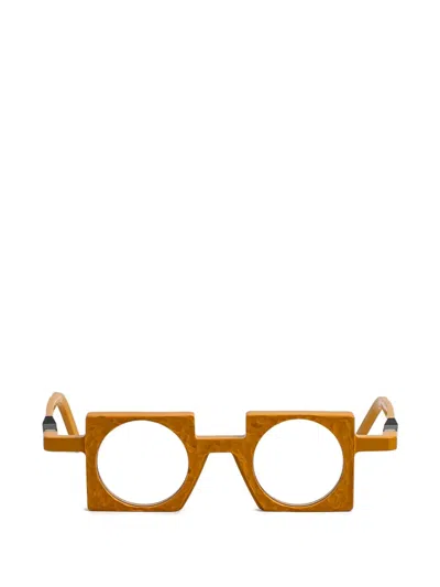 Vava Eyewear Square-frame Glasses In Yellow