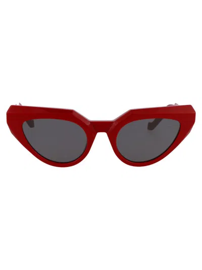 Vava Eyewear Sunglasses In Red|black Flex Hinges|black Lenses