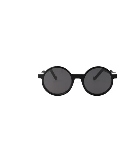 Vava Eyewear Vava Sunglasses In Black|black Hinges|black Lenses
