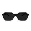 Vava Eyewear Wl0004 White Label Black Sunglasses In Black