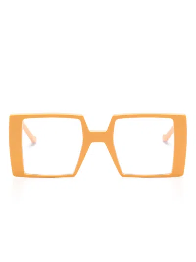 Vava Eyewear Wl0017 Brille Mit Eckigem Gestell In Yellow