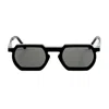 Vava Eyewear Wl0033 White Label Green/light Grey Sunglasses In Black