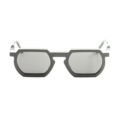 Vava Eyewear Wl0033 White Label Dark Grey/light Grey Sunglasses In Gray