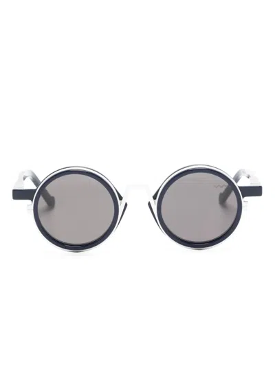 Vava Eyewear Wl0046 Round-frame Sunglasses In Blue