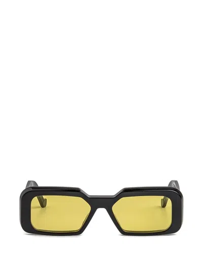 Vava Eyewear Wl0051 Rectangle-frame Sunglasses In Black