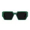Vava Eyewear Wl0065 White Label Green Sunglasses In Green