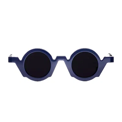 Vava Eyewear Wl0070 White Label Navy Blue Sunglasses