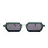 Vava Eyewear Wl0072 White Label Green Sunglasses In Green