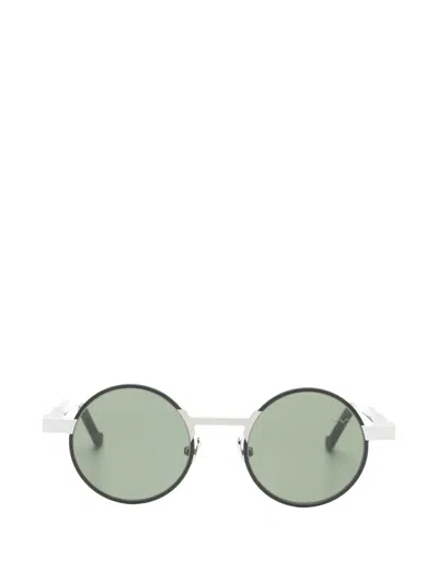 Vava Eyewear Wl0087 Round-frame Sunglasses In Black