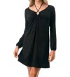 Vava Frances Halter Strap Dress In Black In Black