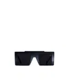 Vava Geometric Square-frame Sunglasses In Black
