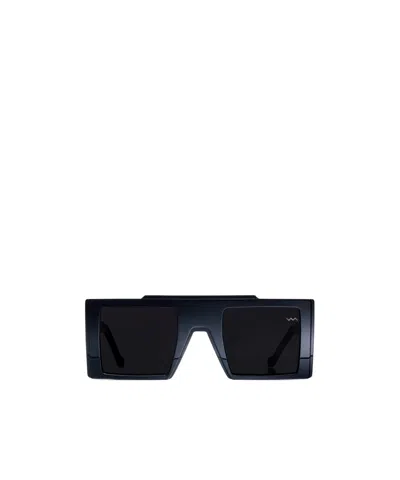Vava Geometric Square-frame Sunglasses In Black