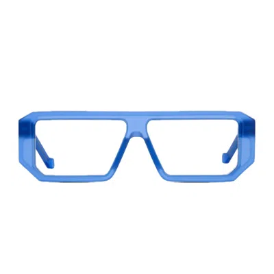 Vava Light Blue Bl0030 Black Label Acetate Rectangular Sunglasses