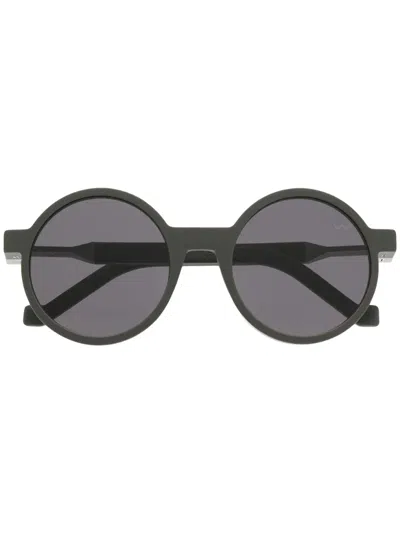 Vava Oversized Round Frame Sunglasses In Grey