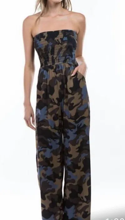 Vava Rebecca Jumpsuit In Camo In Multi