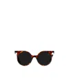 Vava Round-frame Sunglasses In Brown