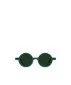 Vava Round Frame Sunglasses In Green