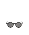 Vava Round-frame Sunglasses In Black