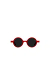 Vava Round Frame Sunglasses In Red