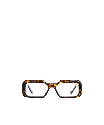 Vava Tortoiseshell-effect Square Glasses In Brown