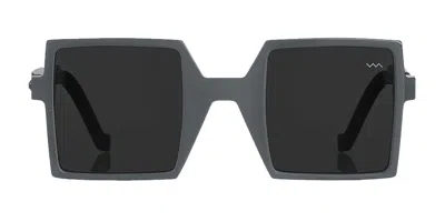 Vava Wl0002 Dark Grey Women's Glasses Grey Size 47 - Free Lenses - Blue Light Block Available In Gray