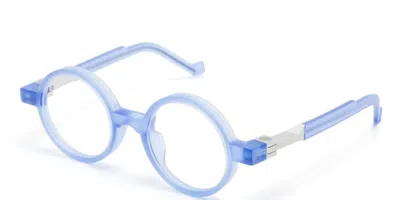 Vava Wl0008 Blue Navy Men's Glasses Blue Size 46 - Free Lenses - Blue Light Block Available