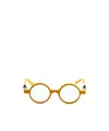 Vava Wl0008 Round-frame Glasses In Gold