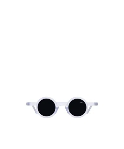 Vava Round-frame Sunglasses In White