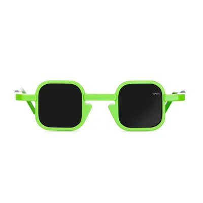 Vava Wl0067 White Label Acid Green Sunglasses In Crl