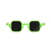 Vava Wl0067 White Label Acid Green Sunglasses In Acid Green