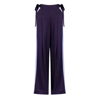 Vavi Studio Women's Pink / Purple Retro Rebel Pants - Purple In Pink/purple