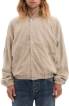 Vayder Manzoni Goatskin Suede Bomber Jacket