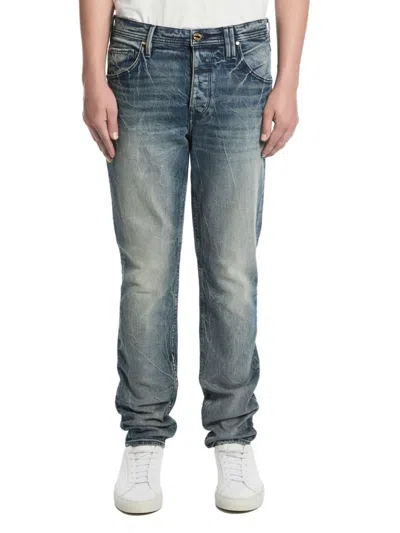 Vayder Men's Crackle Stretch Tapered Jeans In Thacker