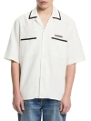 VAYDER MEN'S LUCA SILK & COTTON-BLEND CAMP SHIRT