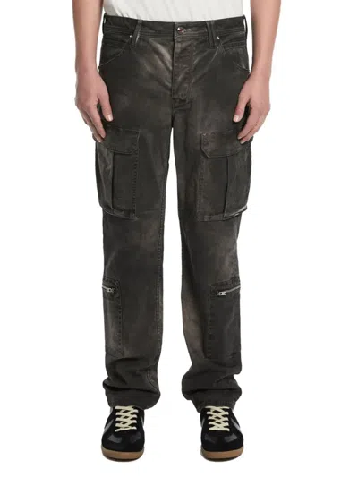 Vayder Men's Stretch Cargo Jeans In Black